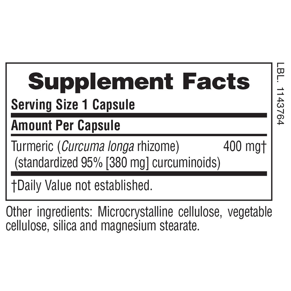 Куркума (Turmeric) 400 mg – NaturesPlus (60 капс)
