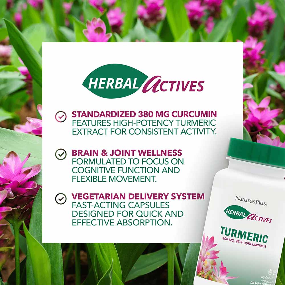 Куркума (Turmeric) 400 mg – NaturesPlus (60 капс)